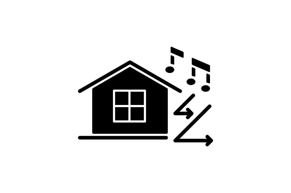 Building safety requirements black glyph icons set on white space