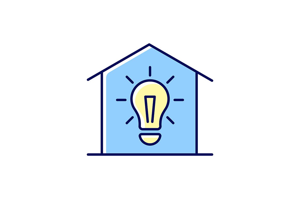 Building safety requirements RGB color icons set