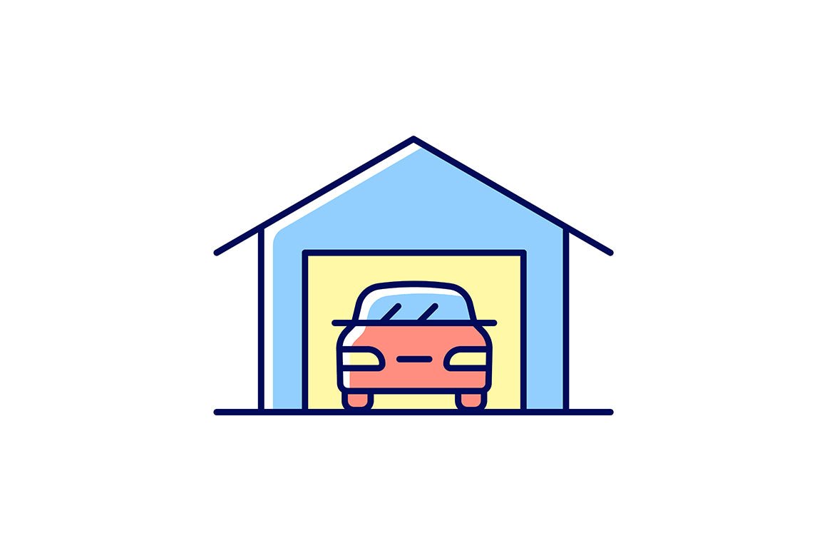Building safety requirements RGB color icons set