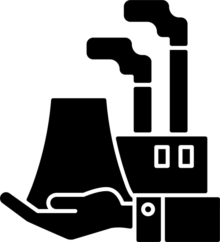 Business assets black glyph icons set on white space