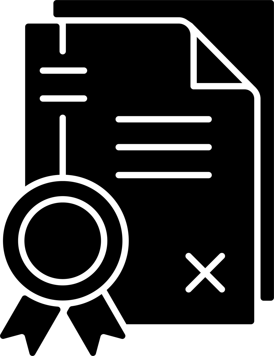 Business assets black glyph icons set on white space