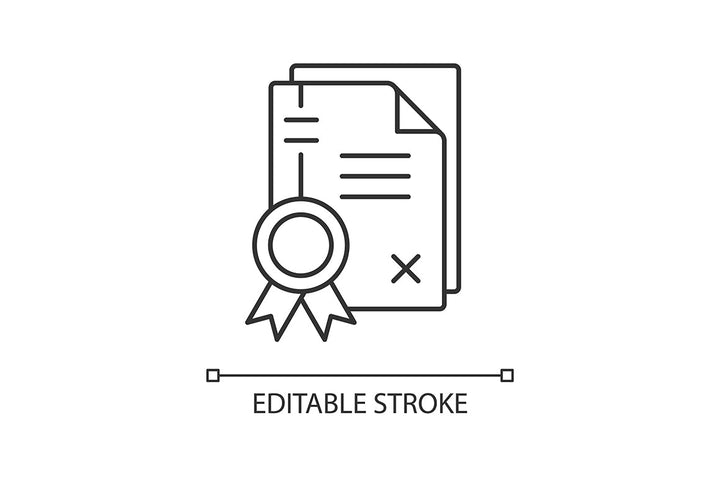 Business assets linear icons set for dark and light mode