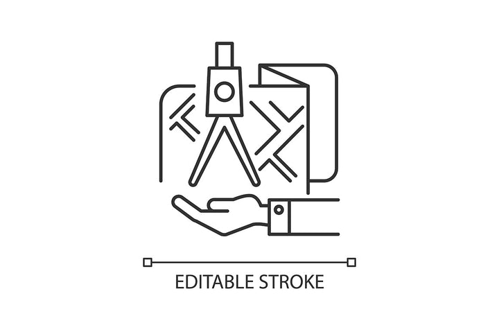 Business assets linear icons set for dark and light mode