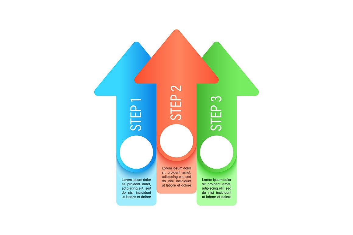 Business infographic chart design template bundle