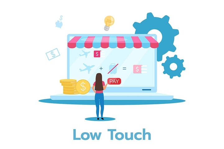 Business model flat vector illustrations set