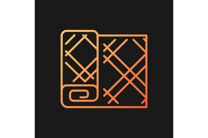 Canadian symbols gradient icons set for dark and light mode