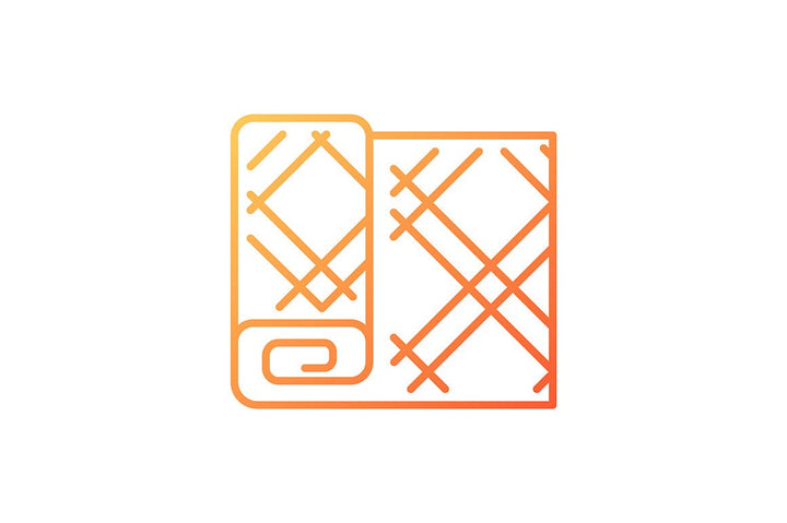 Canadian symbols gradient icons set for dark and light mode
