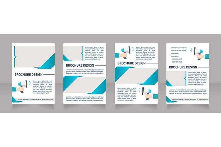 Candidate searcing brochure template bundle
