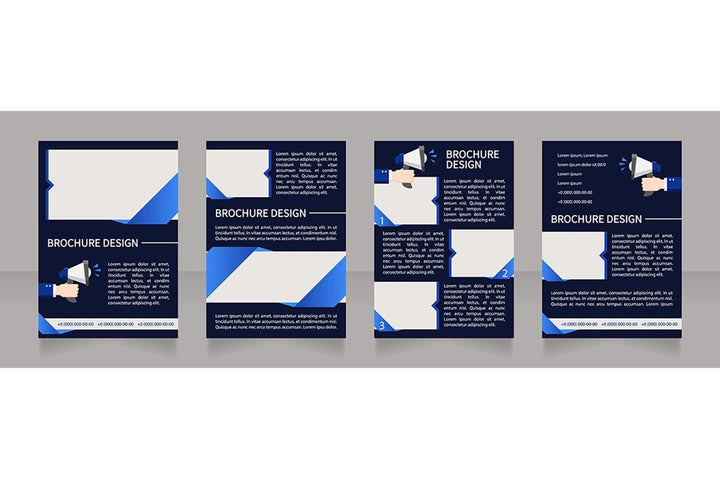 Candidate searcing brochure template bundle