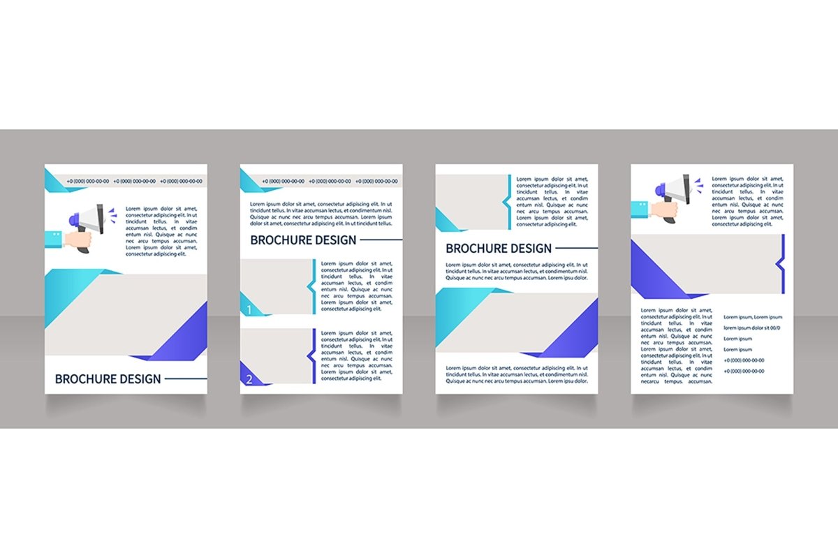 Candidate searcing brochure template bundle