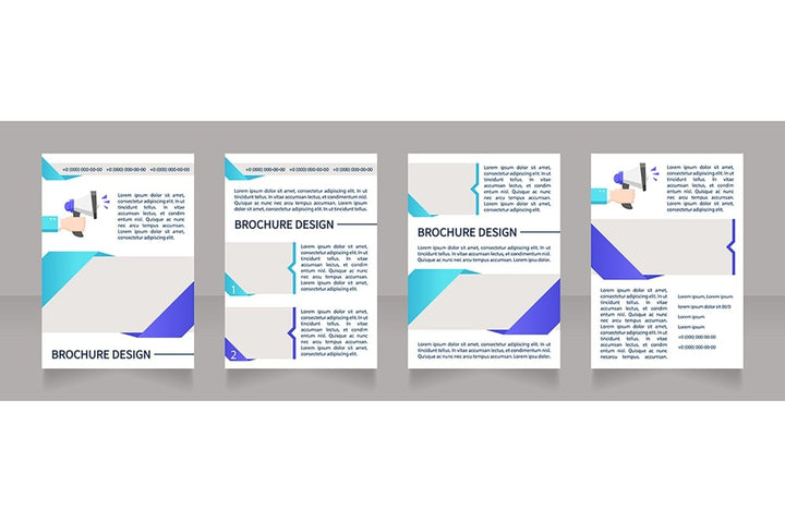 Candidate searcing brochure template bundle