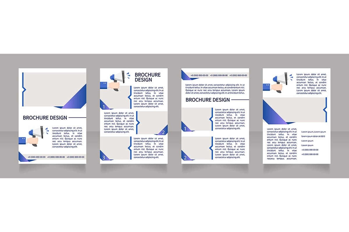 Candidate searcing brochure template bundle