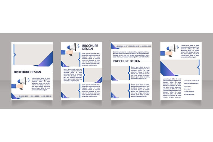 Candidate searcing brochure template bundle