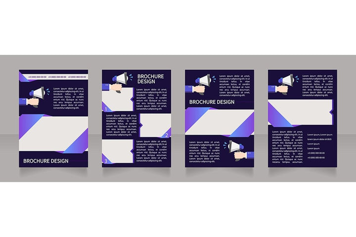 Candidate searcing brochure template bundle