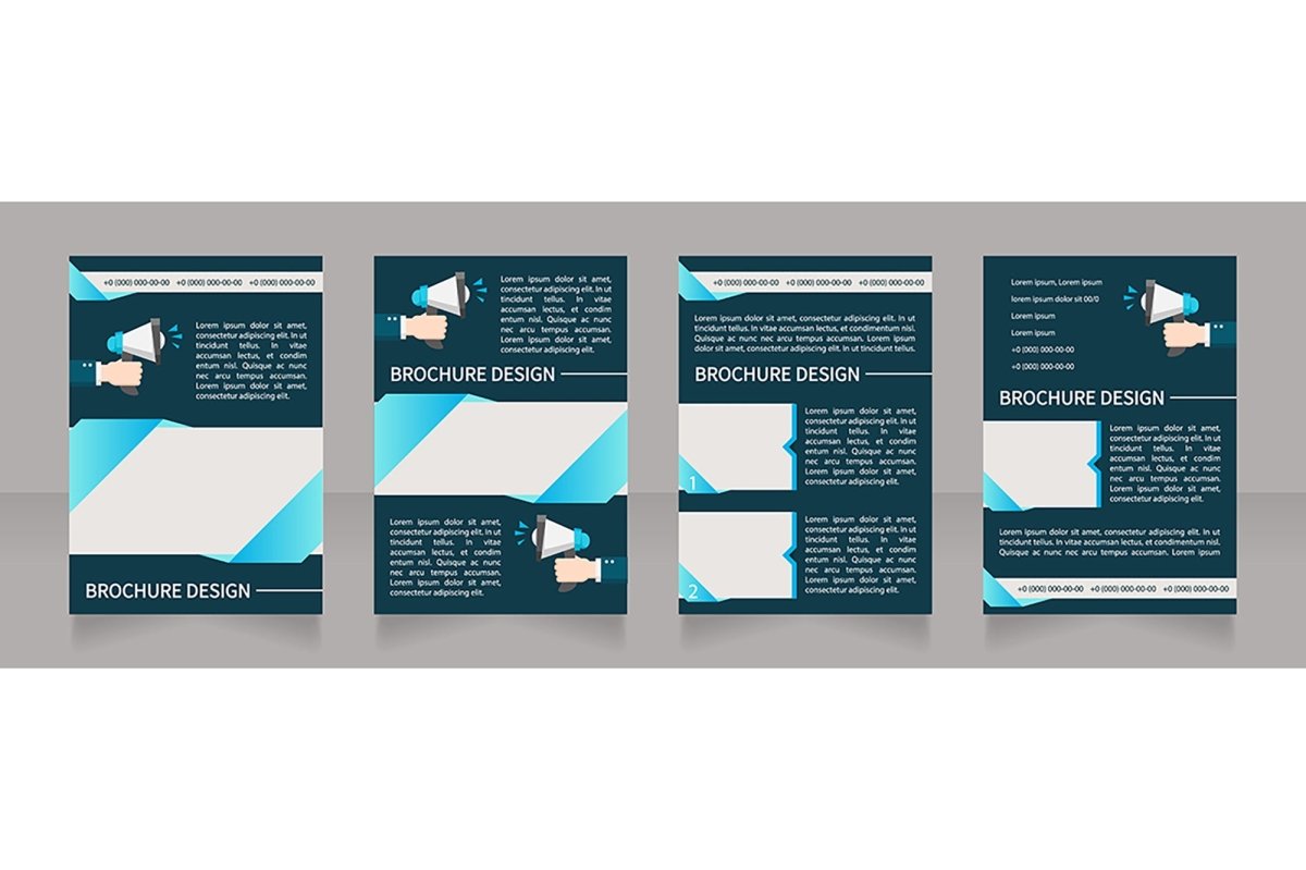Candidate searcing brochure template bundle