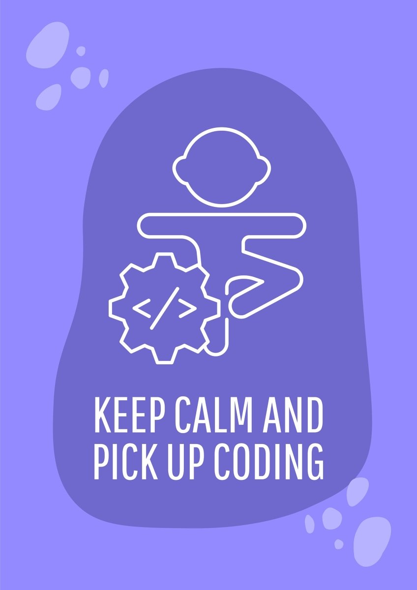 Celebrate happy programmer day postcard with linear glyph icon set