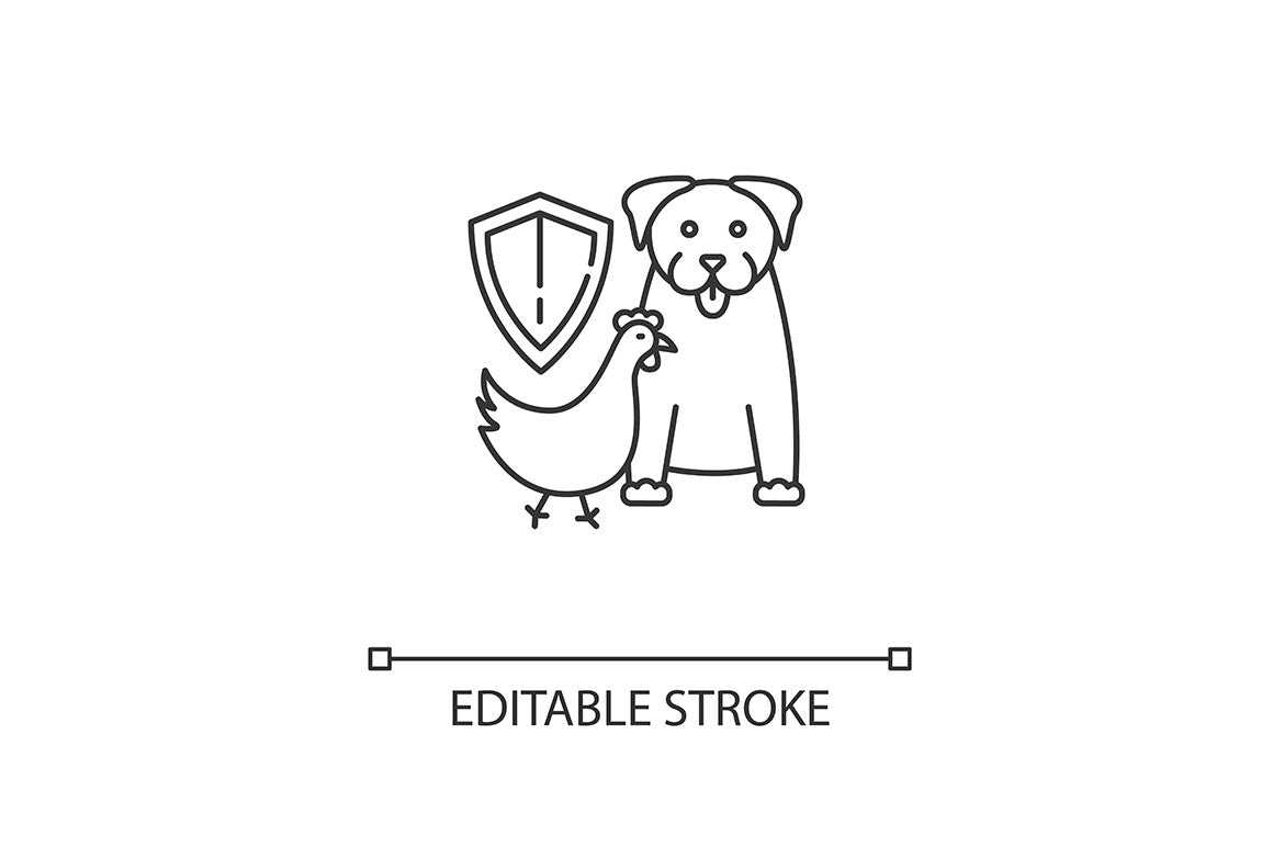 Charity pixel perfect linear icons set