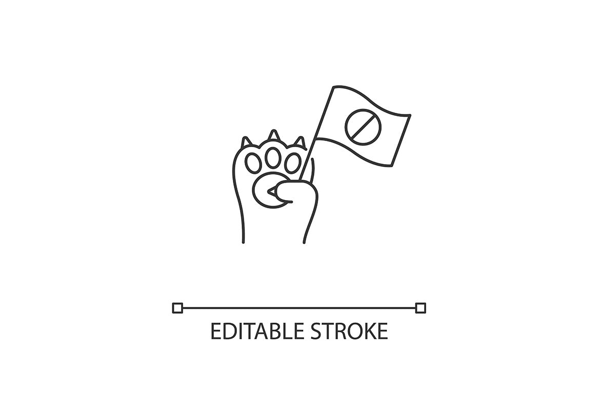 Charity pixel perfect linear icons set