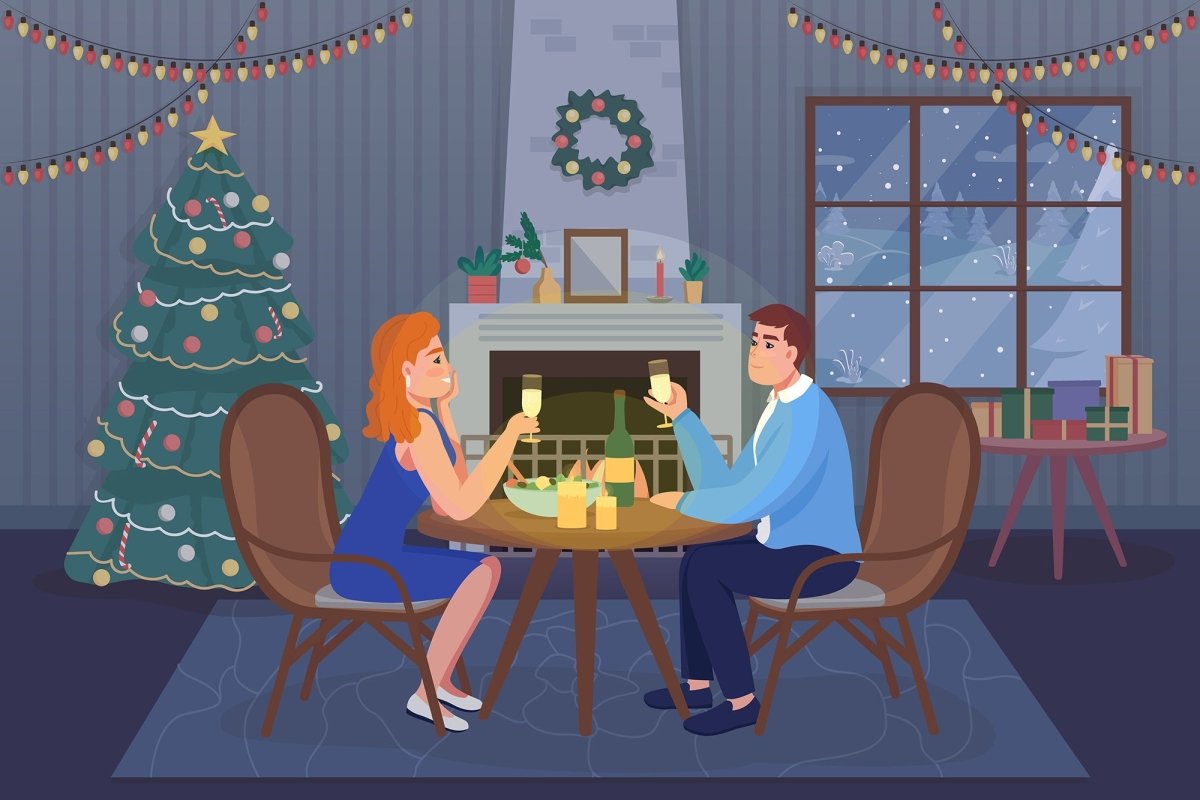 Christmas illustrations bundle