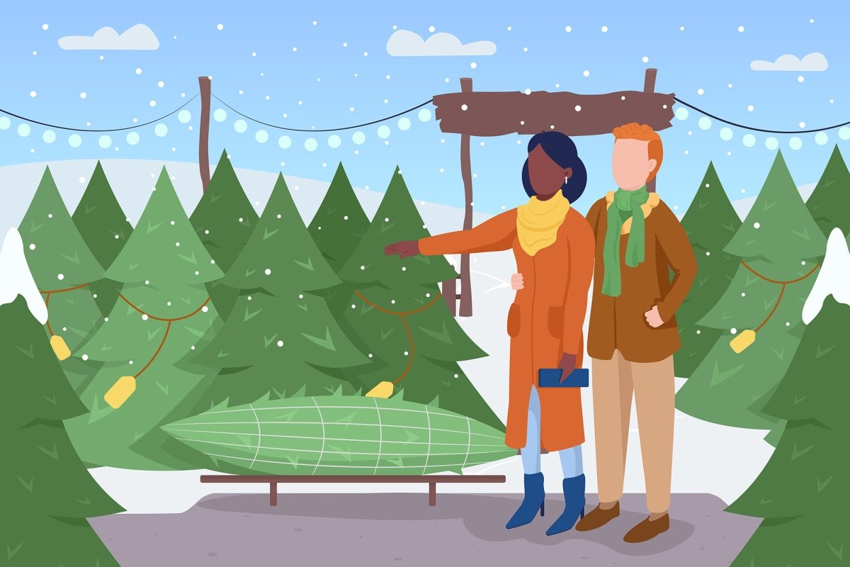 Christmas illustrations bundle