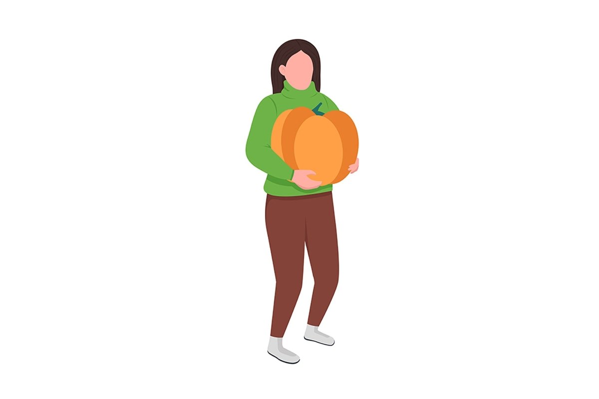 City autumn characters bundle