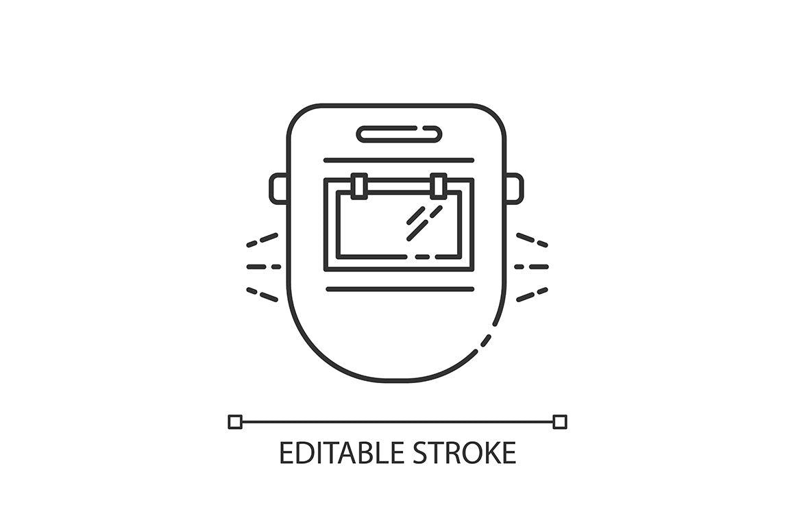 Civil engineering pixel perfect linear icons set