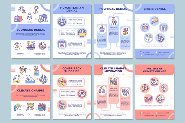 Climate Change Brochure Templates Bundle