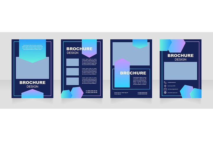 Clinical service brochure template bundle