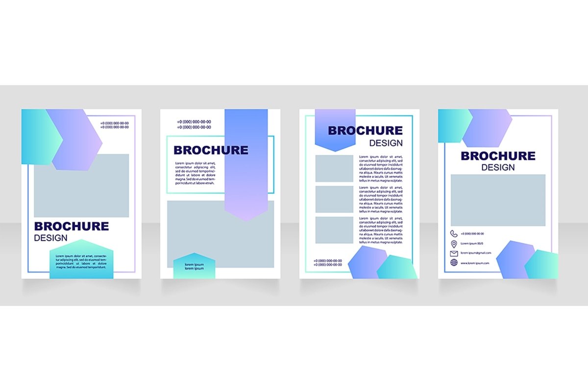 Clinical service brochure template bundle