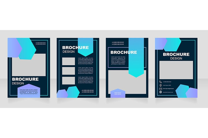 Clinical service brochure template bundle