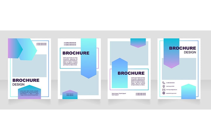 Clinical service brochure template bundle