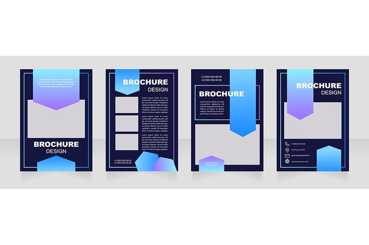Clinical service brochure template bundle