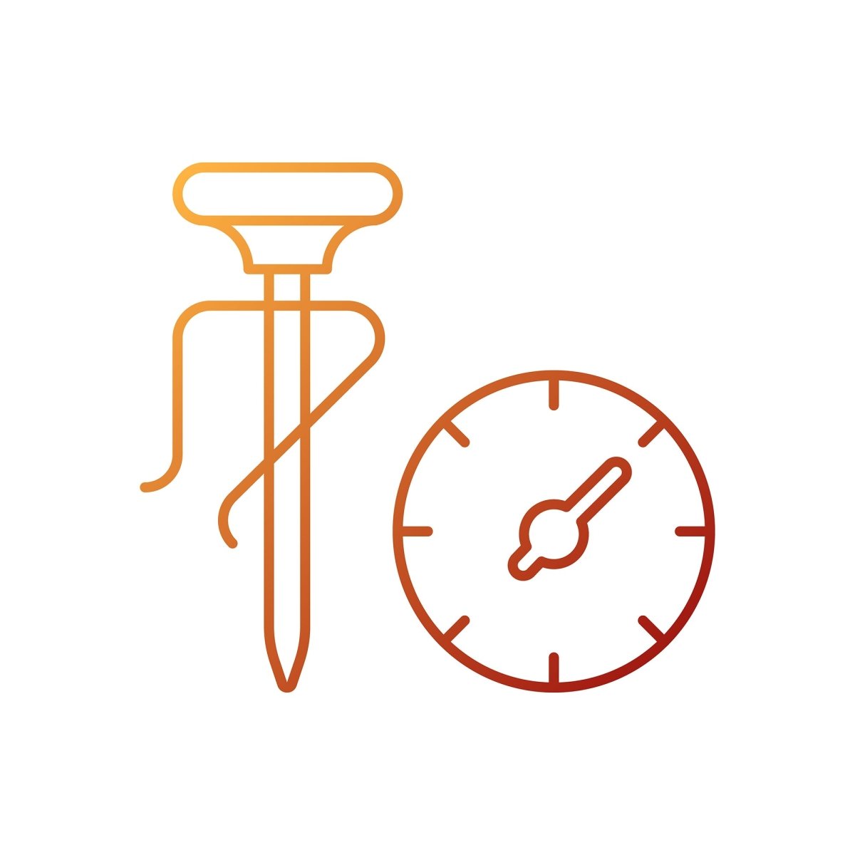 Coffee and barista accessories gradient linear vector icons set