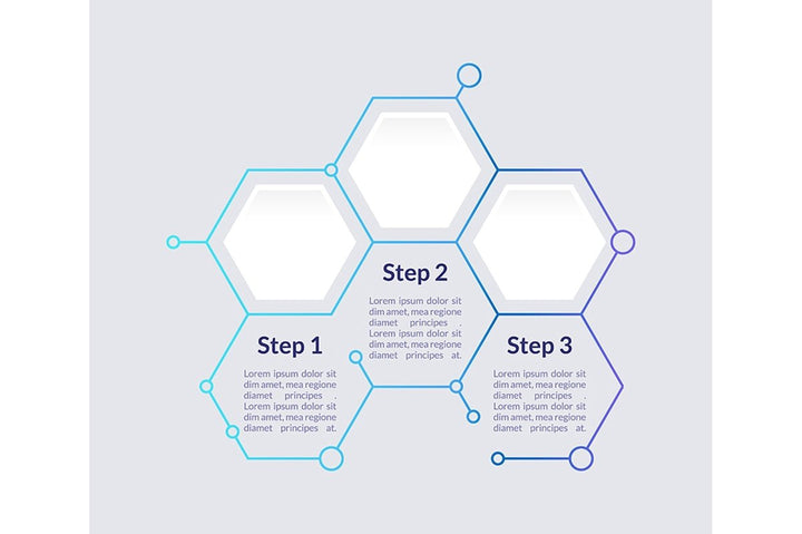 Colourful infographic chart design templates set