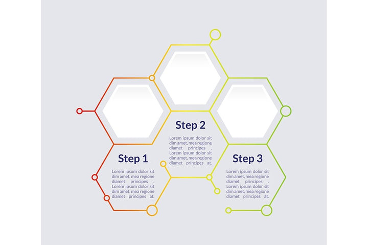 Colourful infographic chart design templates set