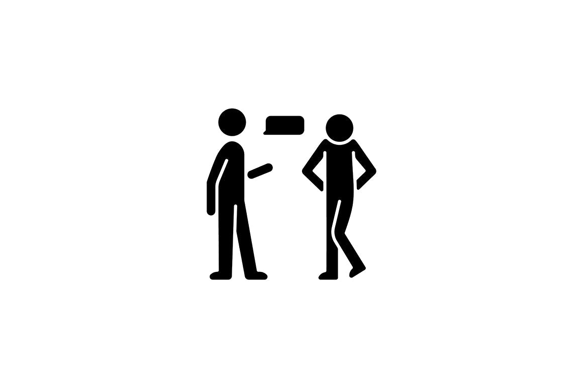 Communication channel black glyph icons set on white space