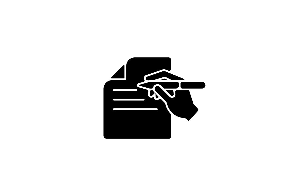 Communication channel black glyph icons set on white space
