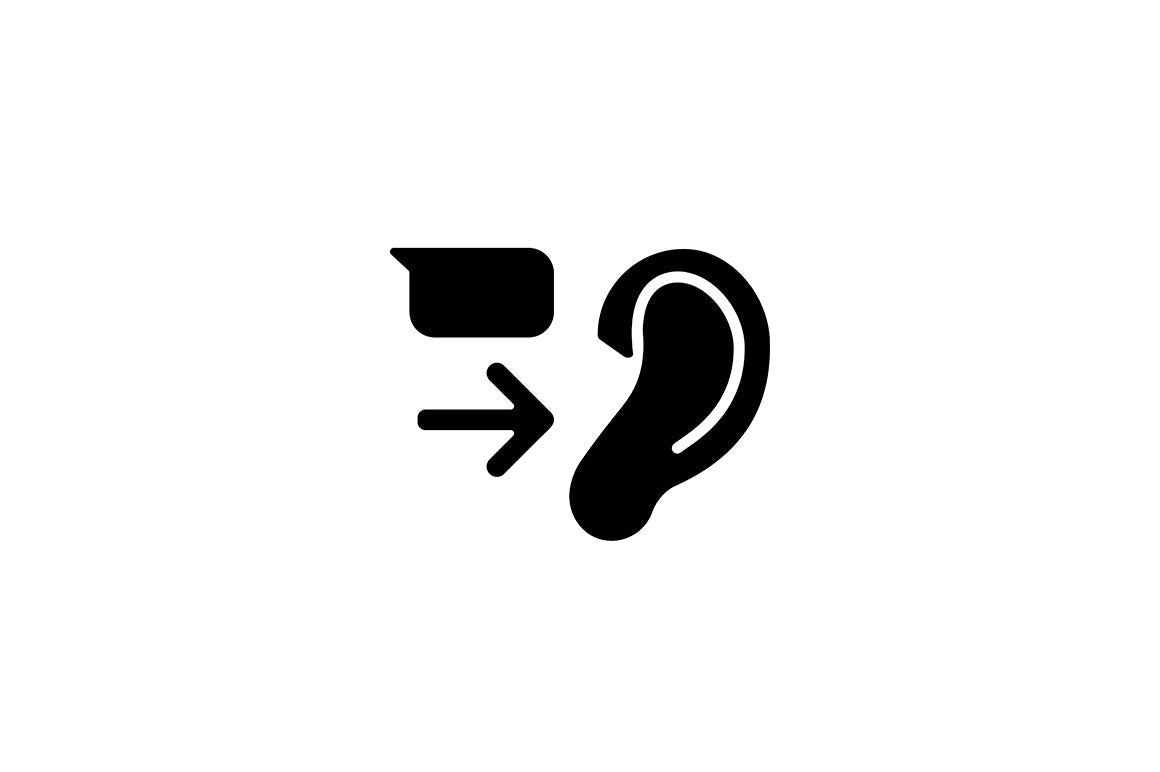 Communication channel black glyph icons set on white space