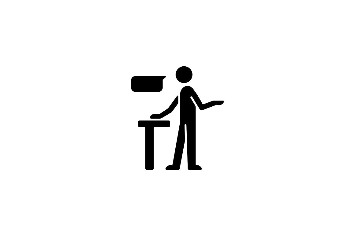 Communication channel black glyph icons set on white space