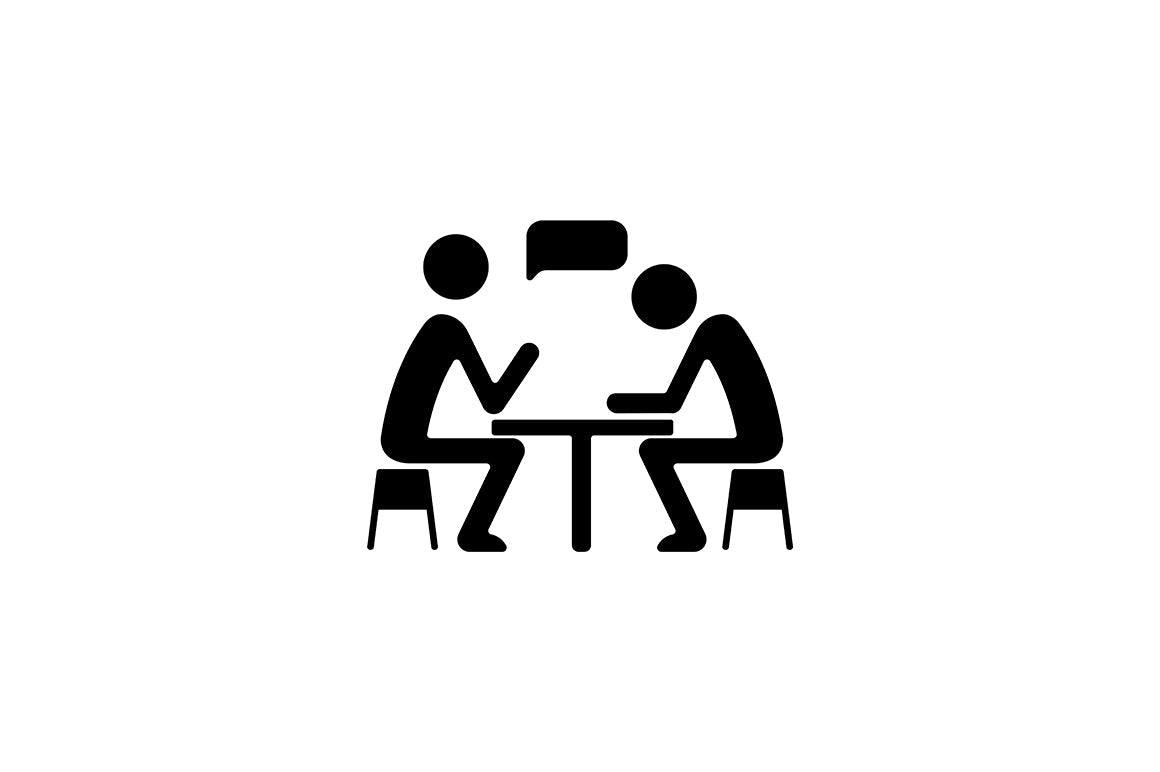 Communication channel black glyph icons set on white space