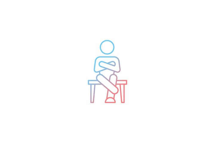Communication channel gradient icons set for dark and light mode