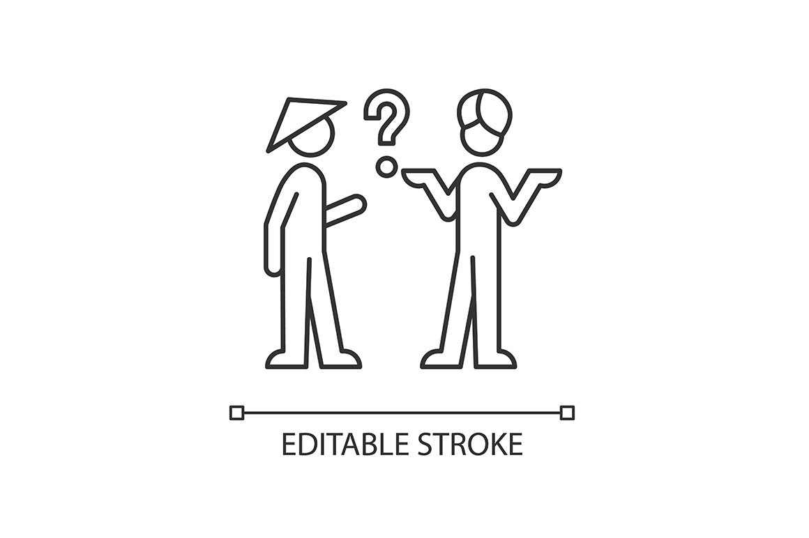 Communication channel linear icons set for dark and light mode