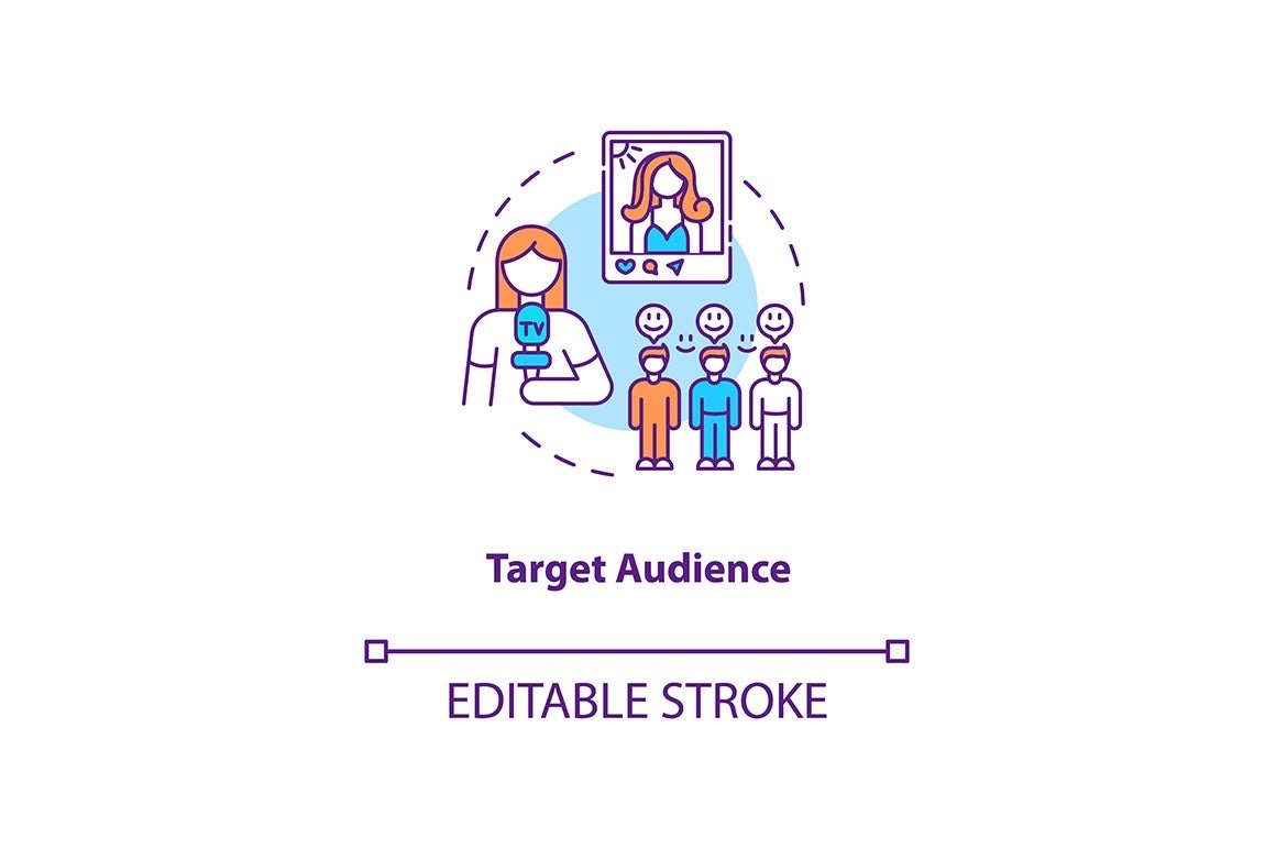 Communication strategy concept icons bundle