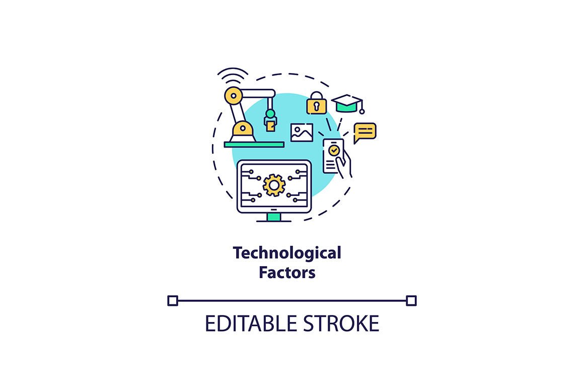 Communication strategy concept icons bundle