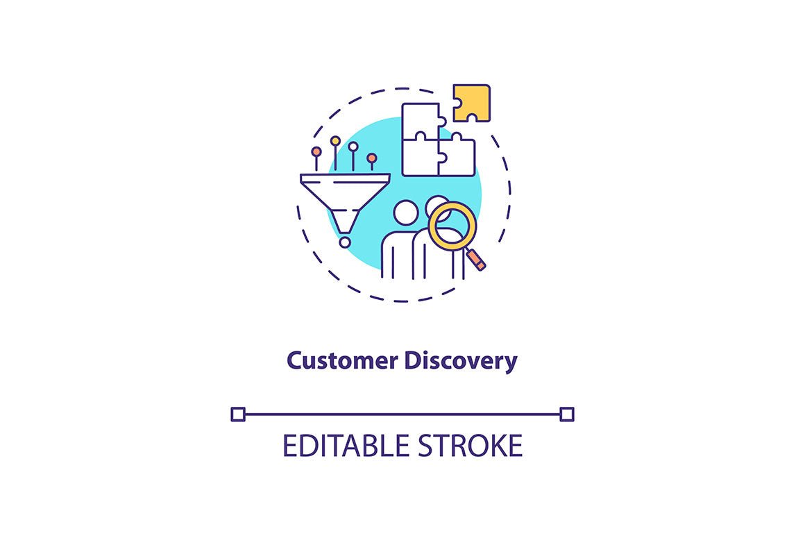 Communication strategy concept icons bundle