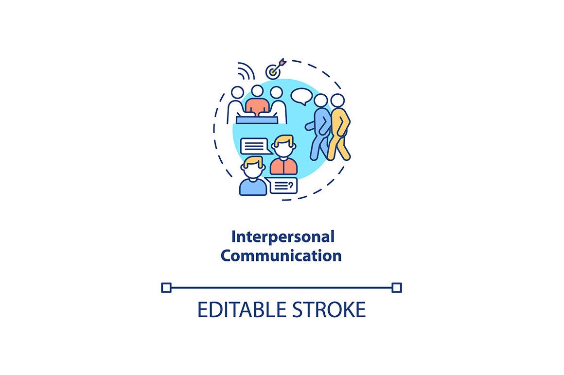 Communication strategy concept icons bundle