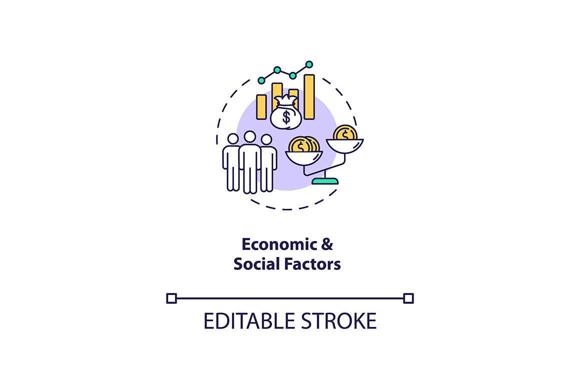 Communication strategy concept icons bundle