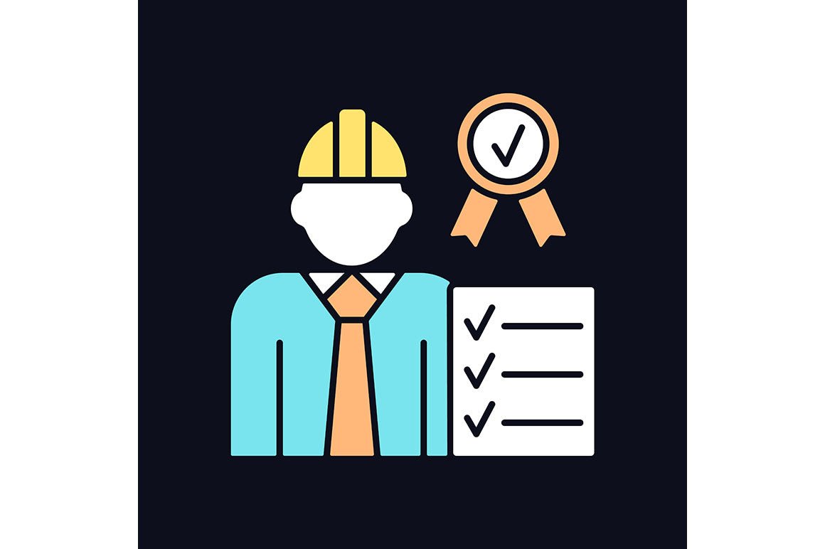 Company staff related light and dark theme RGB color icons set