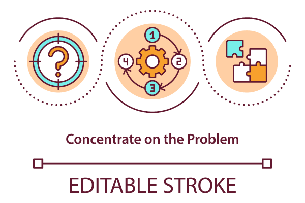Conflict Management Skills Icons Bundle