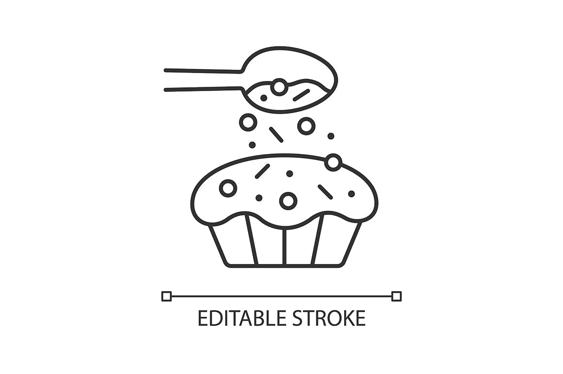 Cooking instruction linear icons set for dark and light mode